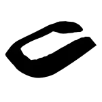Stencil-style icon representing Angel Mounds, a Mississippian culture earthwork site in Indiana, USA.